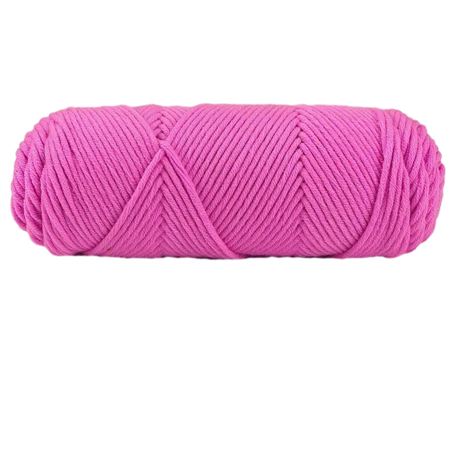 Jazuaiao Hand Knitting Wools Crochet Yarn Weave Thread Sweater Soft Silk Milk Cotton Thick Knitting Scarf Crochet Wool for Crocheting