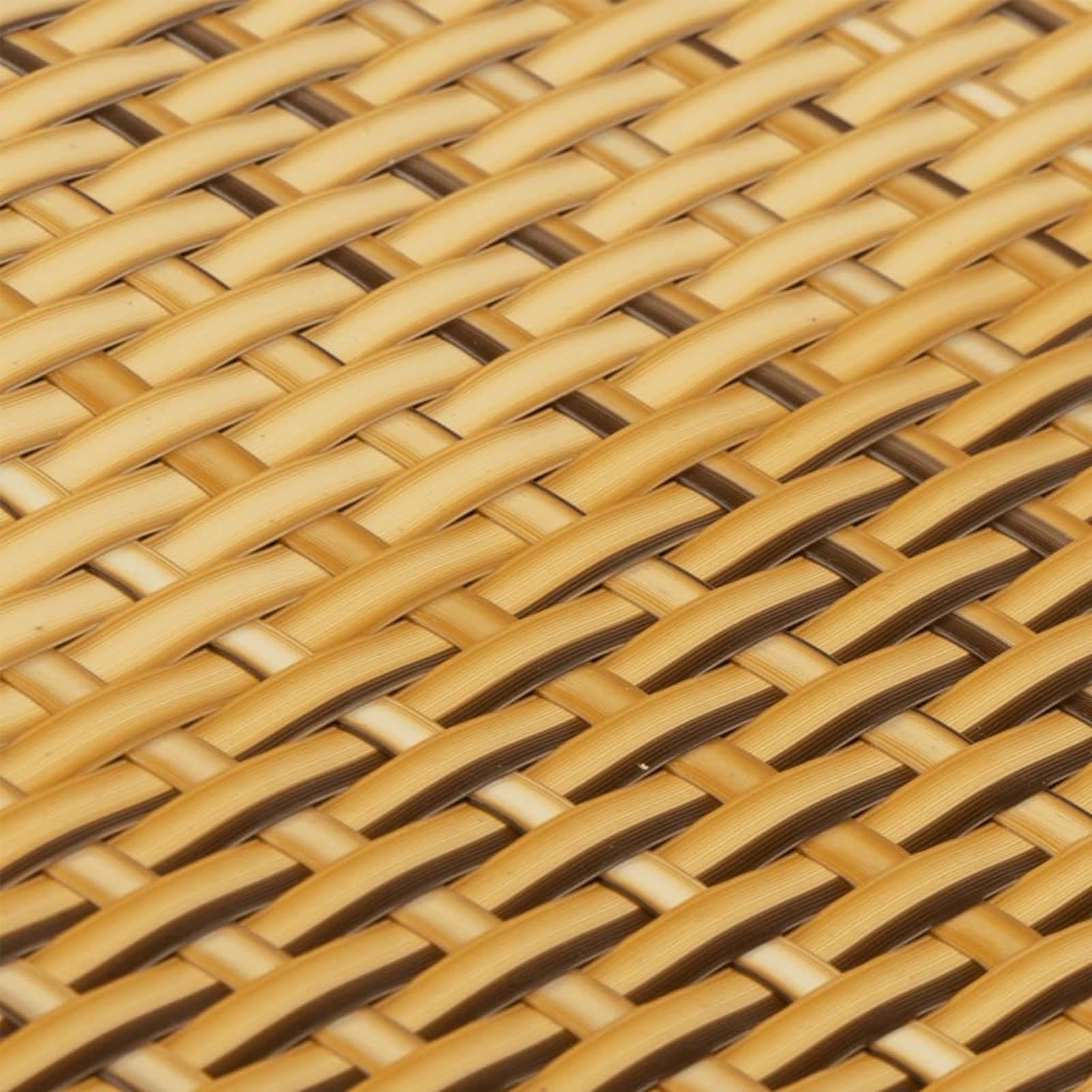 Osłona balkonowa o wyglądzie rattanu, jasnobrązowa, 300 x 100 cm, wykonana z polietylenu, odporna na światło, odporna na rozerwanie, tłumi dźwięki, zapewnia prywatność na zewnątrz