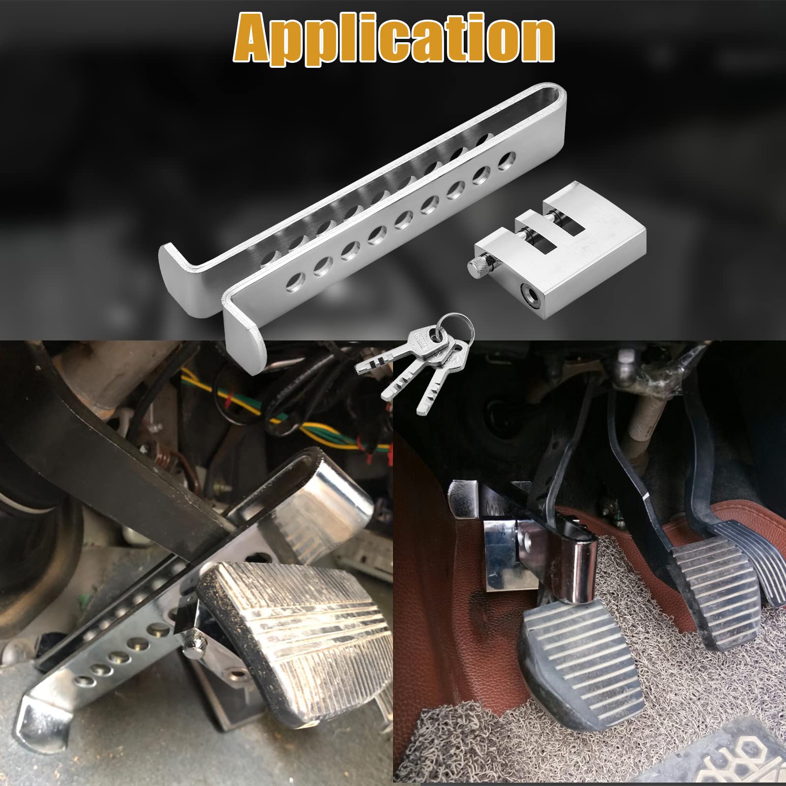 Amazon.com: FLKQC Anti-Theft Brake Clutch Lock, 9 Hole Adjustable