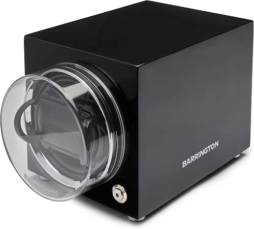 BARRINGTON Single Watch Winder for Automatic Watches for Wrists 6.5”-8.5”