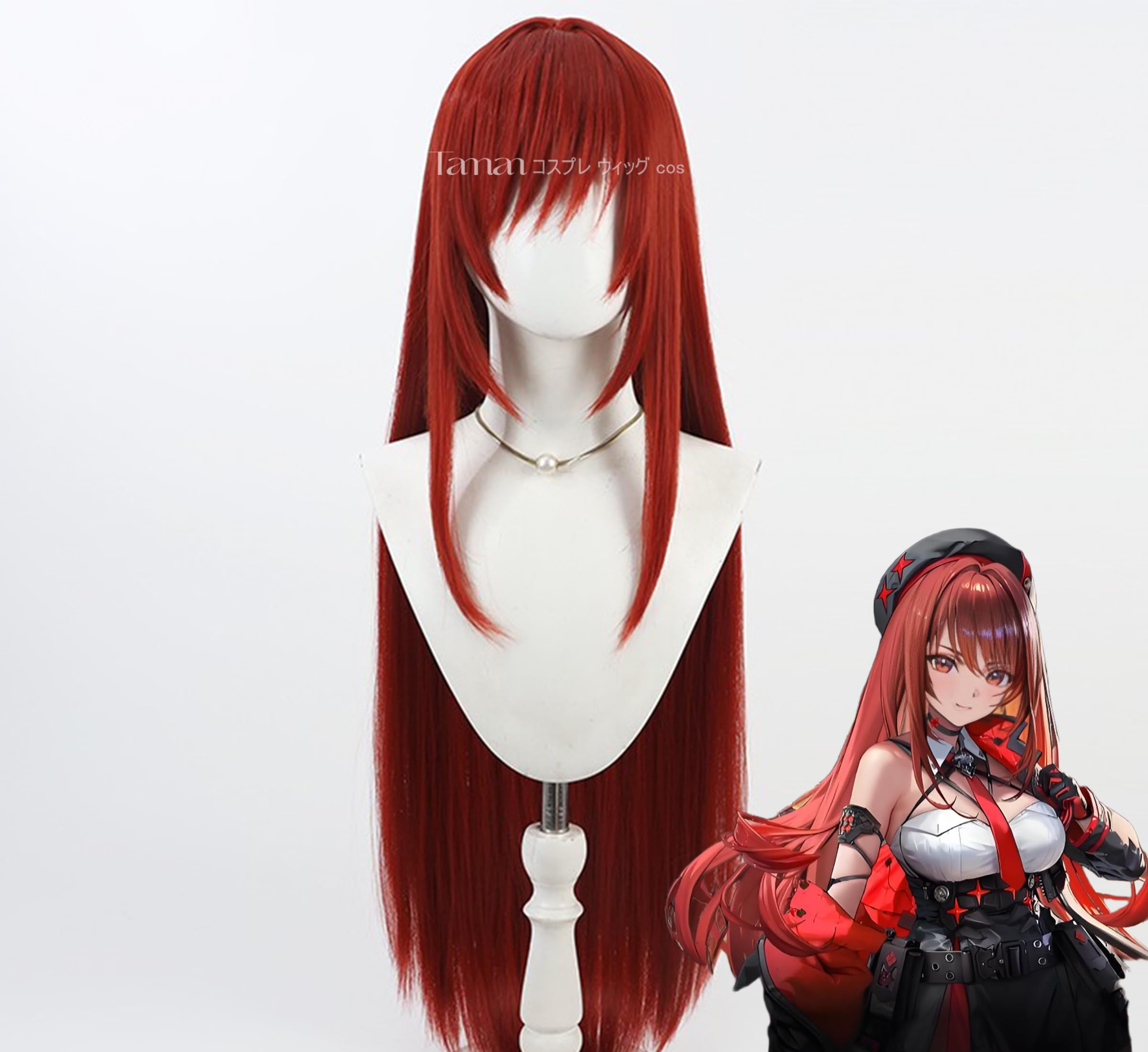 勝利の女神NIKKE ニケ　コスプレ　ラピ　ウィッグ 勝利の女神:NIKKE ラピ：レッドフード コスプレウィッグ - Costowns