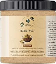 HNB Trading Company Hnb 100% Pure Organic Multani Mitti (350Gm) | Natural Face & Hair Care Clay | Deep Cleansing, Oil Control & Skin Brightening | Fuller'S Earth Powder For Glowing Skin & Scalp Detox