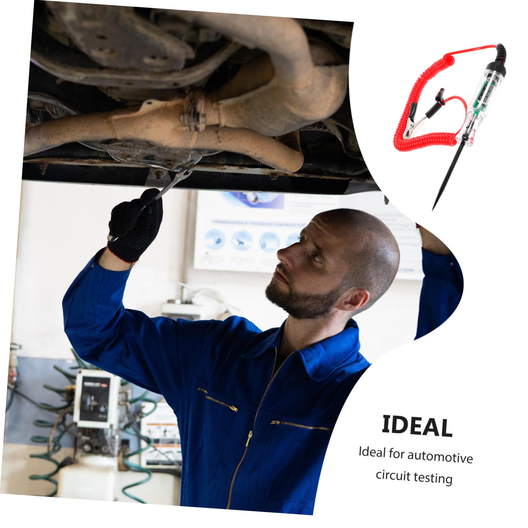 Angoily 5 Piezas Detector de Voltaje Digital para Automóviles con Cable de Probador de Circuitos para Mecánicos y Electricistas Alta Precisión y Uso