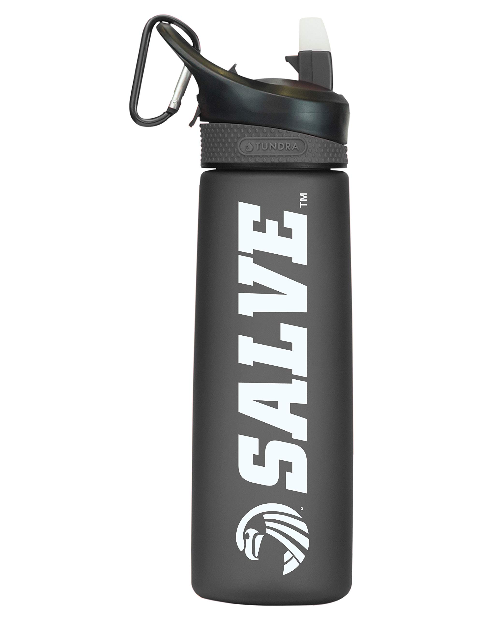 Salve Regina University Tritan Plastic Frosted Sport Bottle, Design-1 - Black