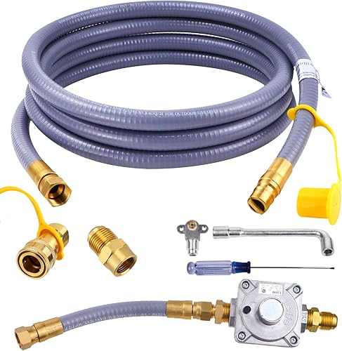 97352 98523 Kit de conversión de gas natural compatible con parrillas Monument Grills modelo 41847NG 77352NG y Denali 605, convierte tu parrilla de