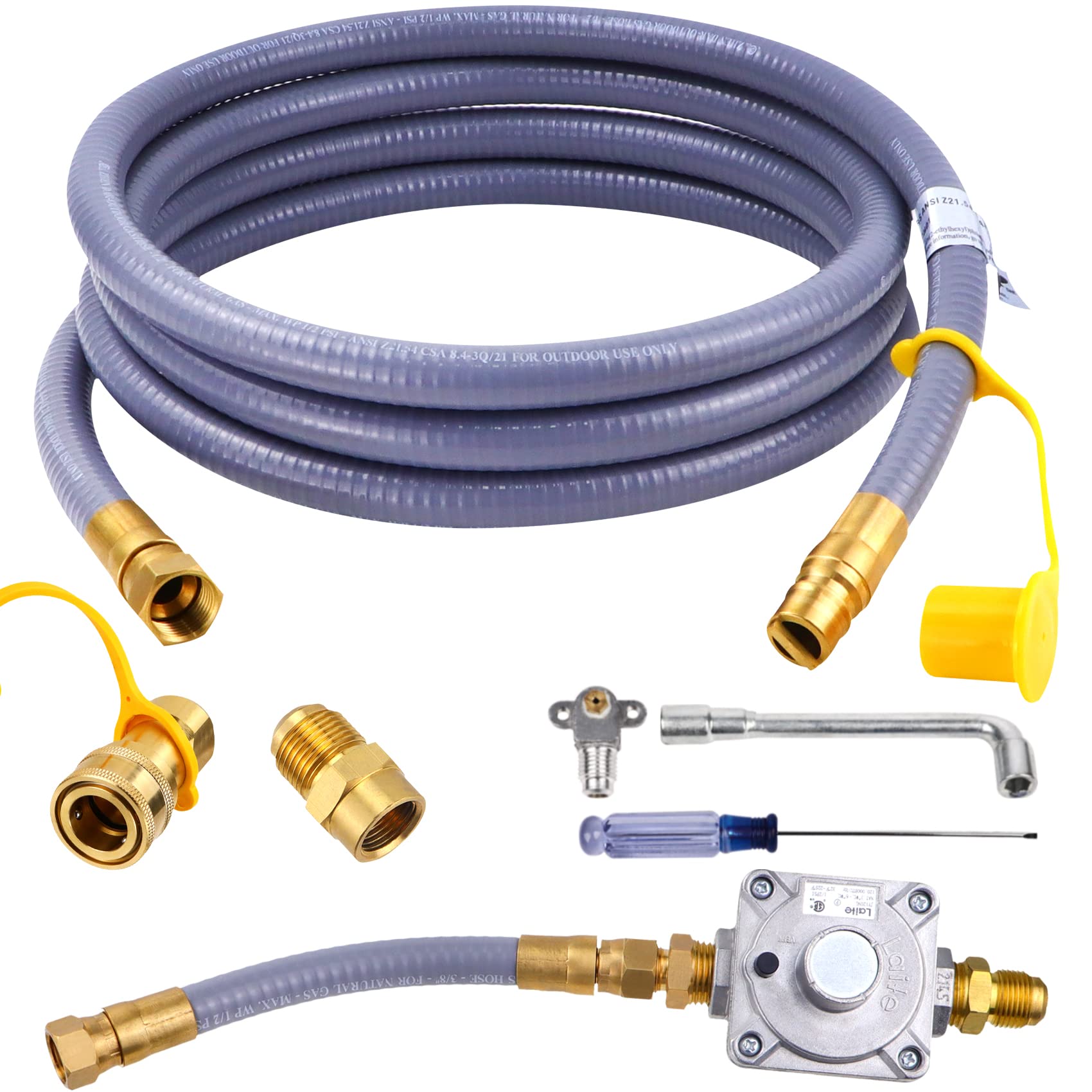 98523 Natural Gas Conversion Kit Compatible with Monument Grills Model 41847NG 77352NG & Denali