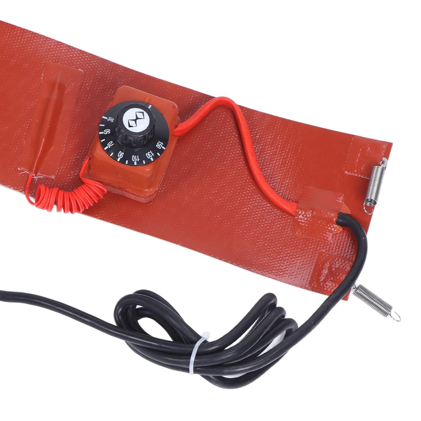 Calentador de Tambor de Metal Silicona 200L 1000W 30-150 ℃ 125 mm x 1740 mm Almohadilla térmica para Calentador de Barril, Calentador de Barril, Banda calefactora de Tambor