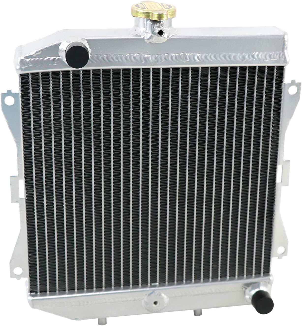 ALLOYWORKS Full Aluminum ATV Radiator For Honda 2012-2013 Foreman 500/2007-2014 Honda Rancher 420 Trx420Fa and Trx420Fpa