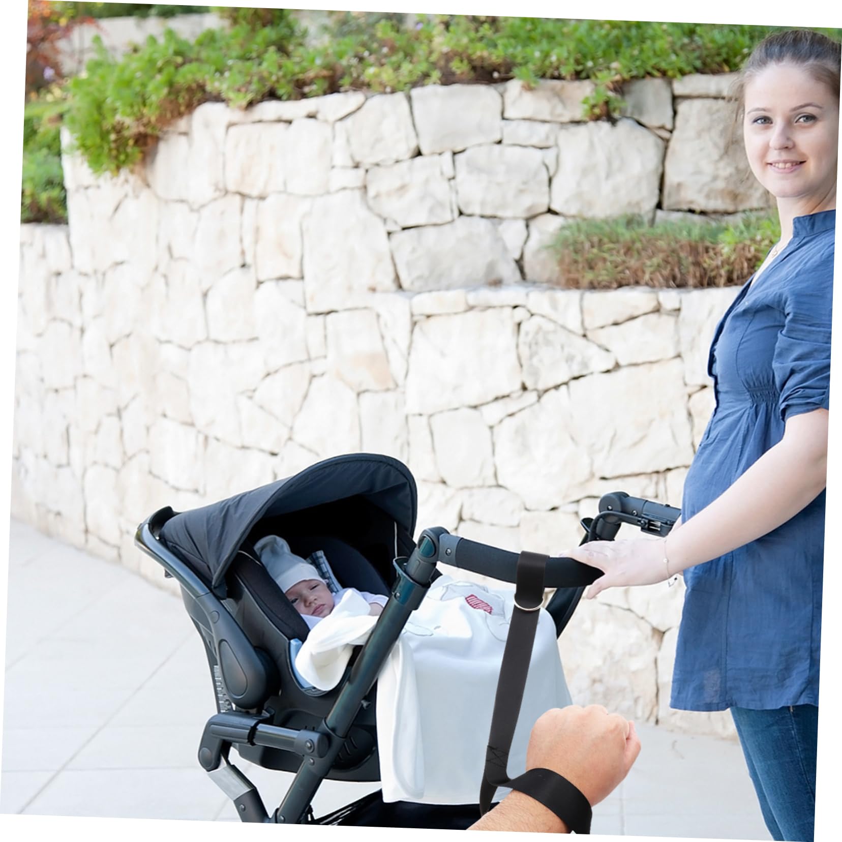 Sangle Sécurité Poussette Bébé - Dragonne Anti-Fuite Pour Landau Ou Fauteuil Roulant