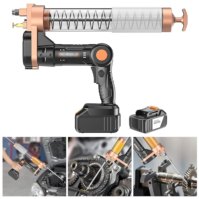 Buy joyvio Cordless Electrical Heavy Duty Deluxe Pistol Grease Gun