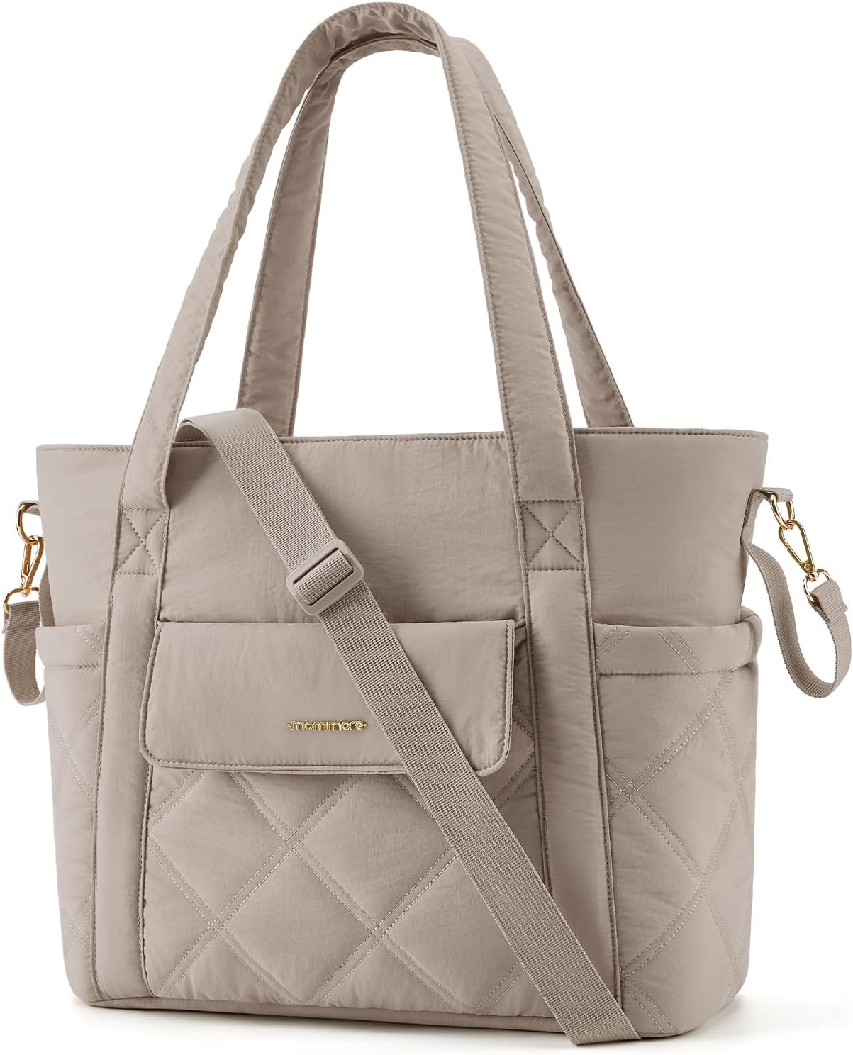 mommore Diaper Bag Tote Small Baby Bag with Insulated Pockets, Lightweight Mommy Tote with Stroller Straps, Nurse Gym Travel mommore Diaper Bag Tote Small Baby Bag with Insulated Pockets, Lightweight Mommy Tote with Stroller Straps, Nurse Gym Travel