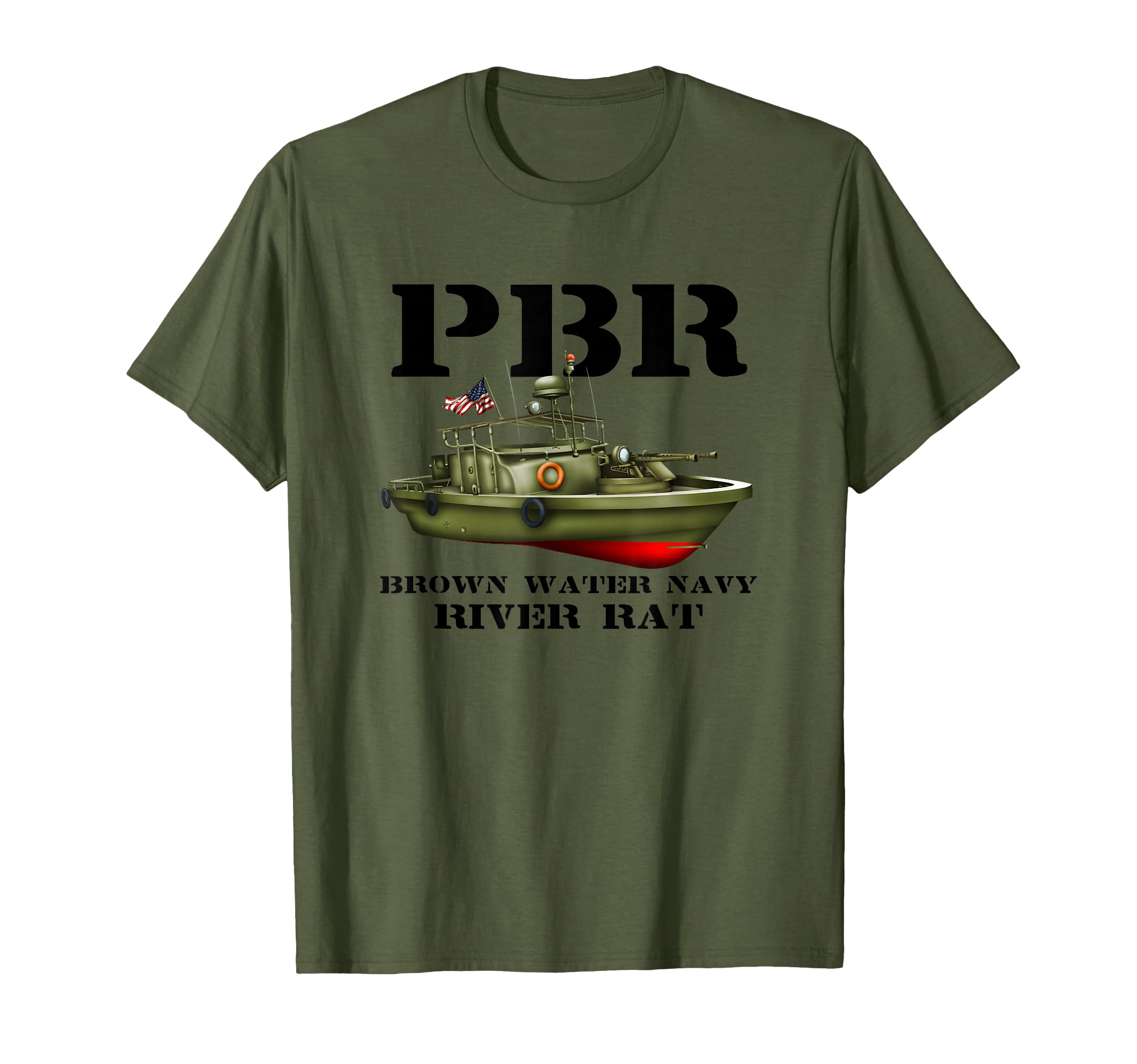 PBR Brown Water Navy T-Shirt