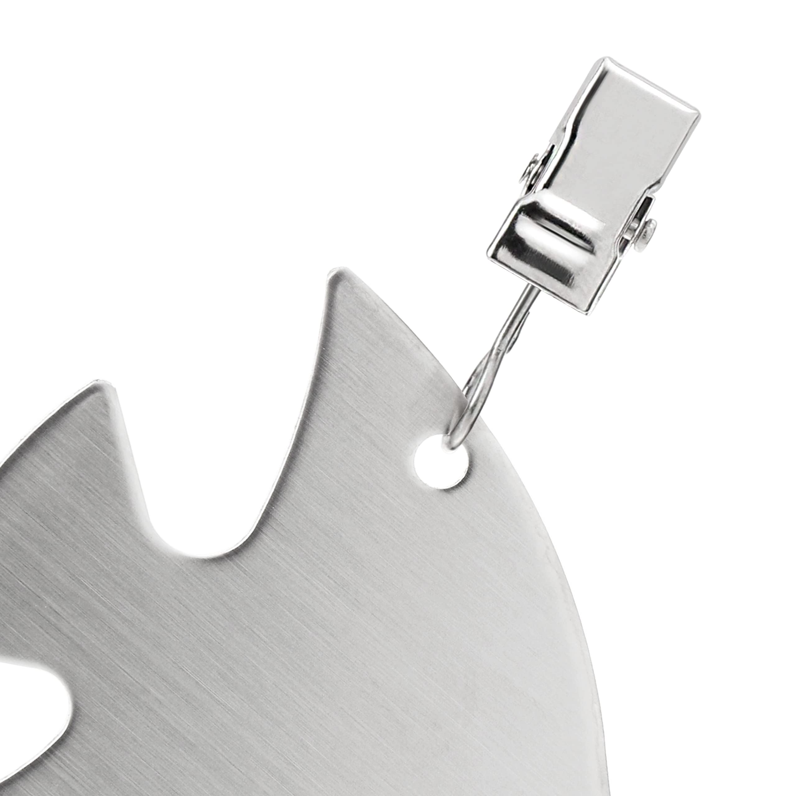 com-four® 8x pesi tovaglia acciaio inox, fermagli pesanti, clip fissaggio tavolo, accessori interno esterno