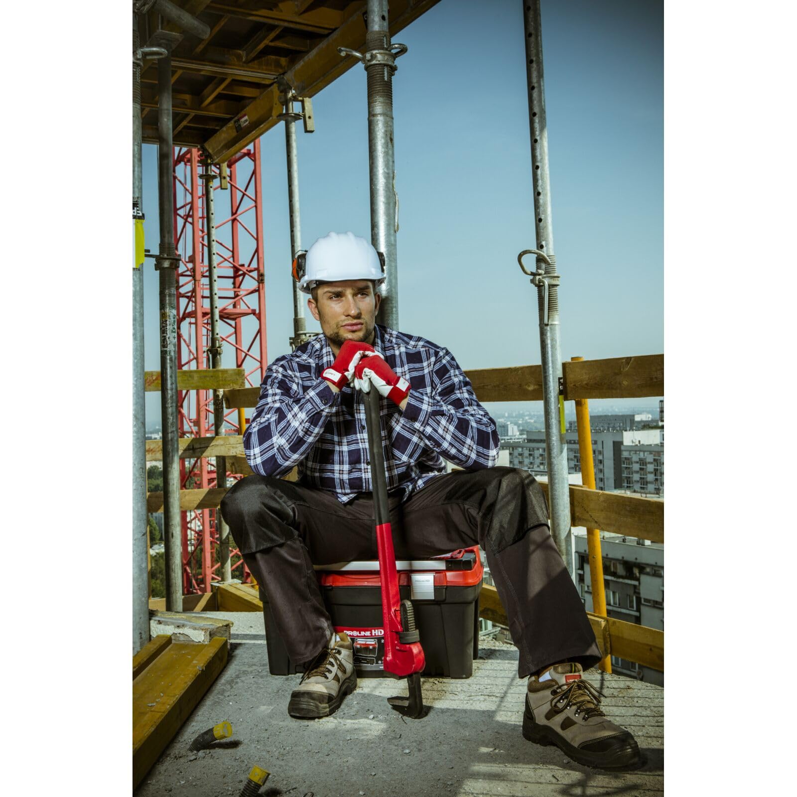 LAHTI PRO Bundhose Trabajo para Hombre Cargo, pantalón de Seguridad, Negro PN-EN ISO 13688, Talla, Schwarz, Größe 54