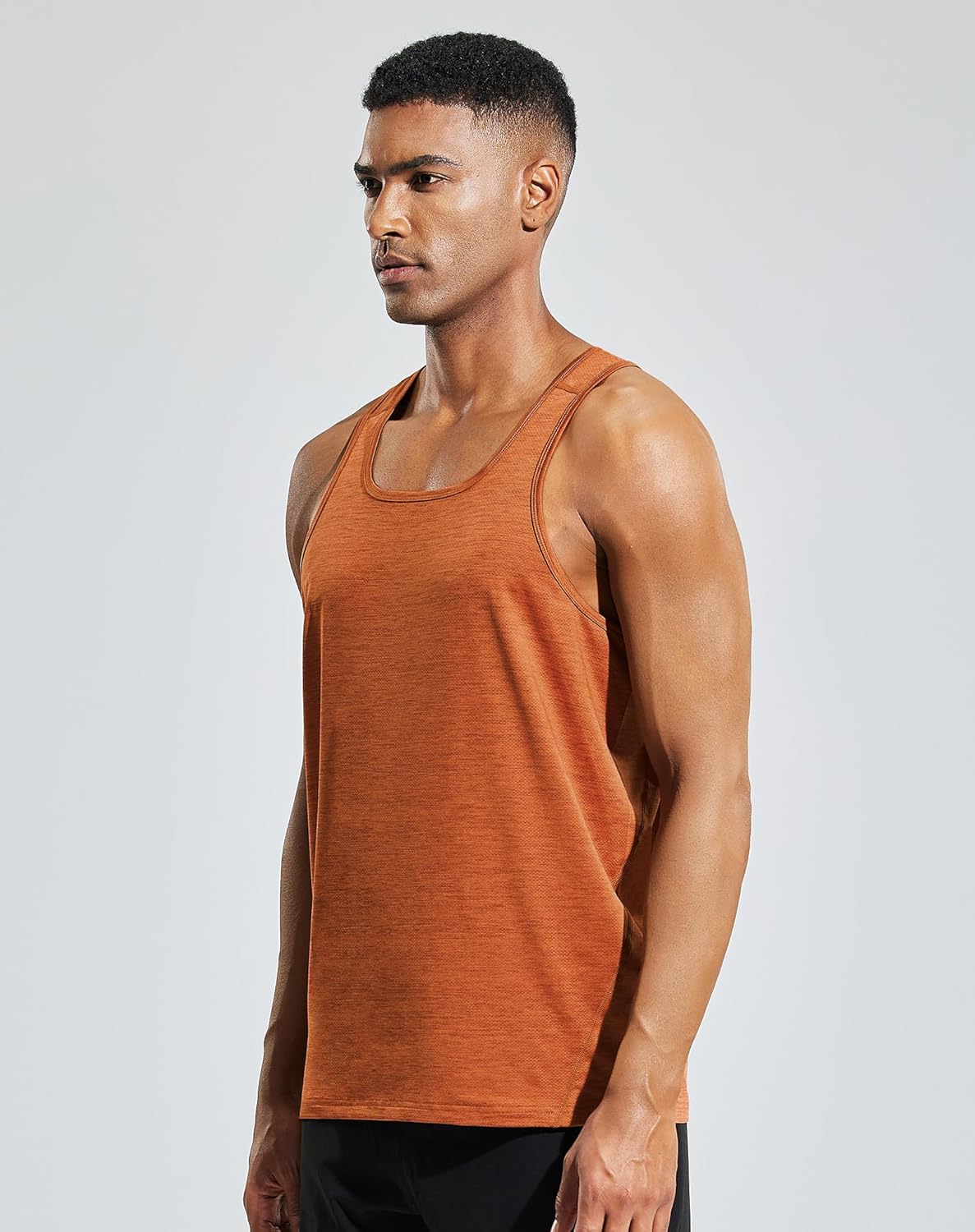 MIER Men's Sleeveless Workout Shirts Quick Dry Swim Athletic Gym Running Muscle Beach Tank Tops for Men - Image 6