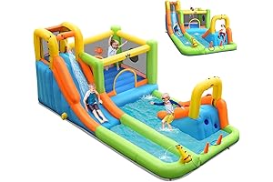 BOUNTECH Inflatable Water Jumper Slide