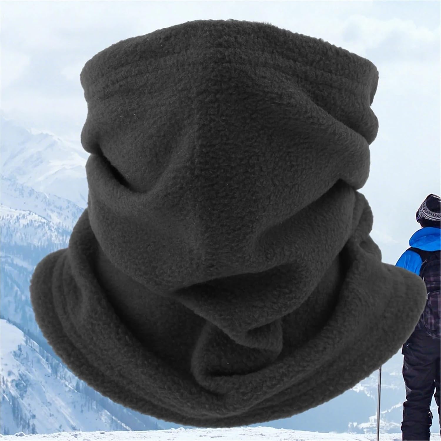 Winter Neck Gaiter 10 PCS Scarf Warm Windproof Polar Fleece Ski Tube Outdoor Sport Cold-proof Thermal