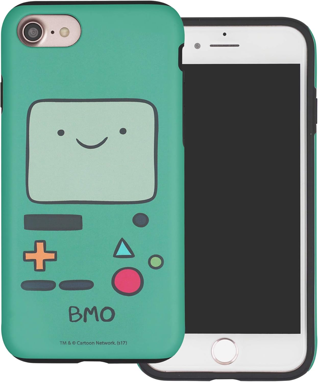 Amazon Com Compatible With Iphone 5s Iphone 5 Iphone Se 16 Case Adventure Time Layered Hybrid Tpu Pc Bumper Cover Beemo Bmo Cell Phones Accessories