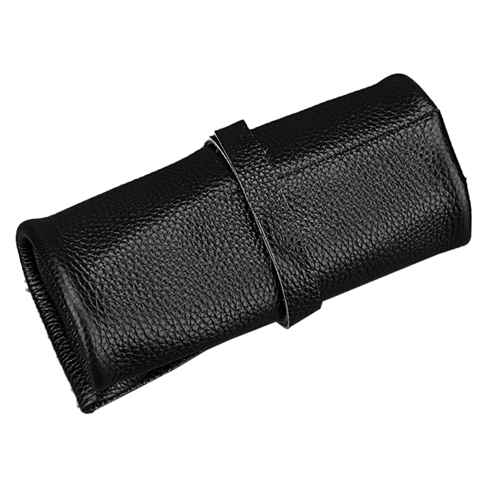 Tsophreniq Cowhides Mechanical Watch Protective Roll Watches Case Mechanical Timepieces Protector with Soft Velvets Interior Travel Watch Protector