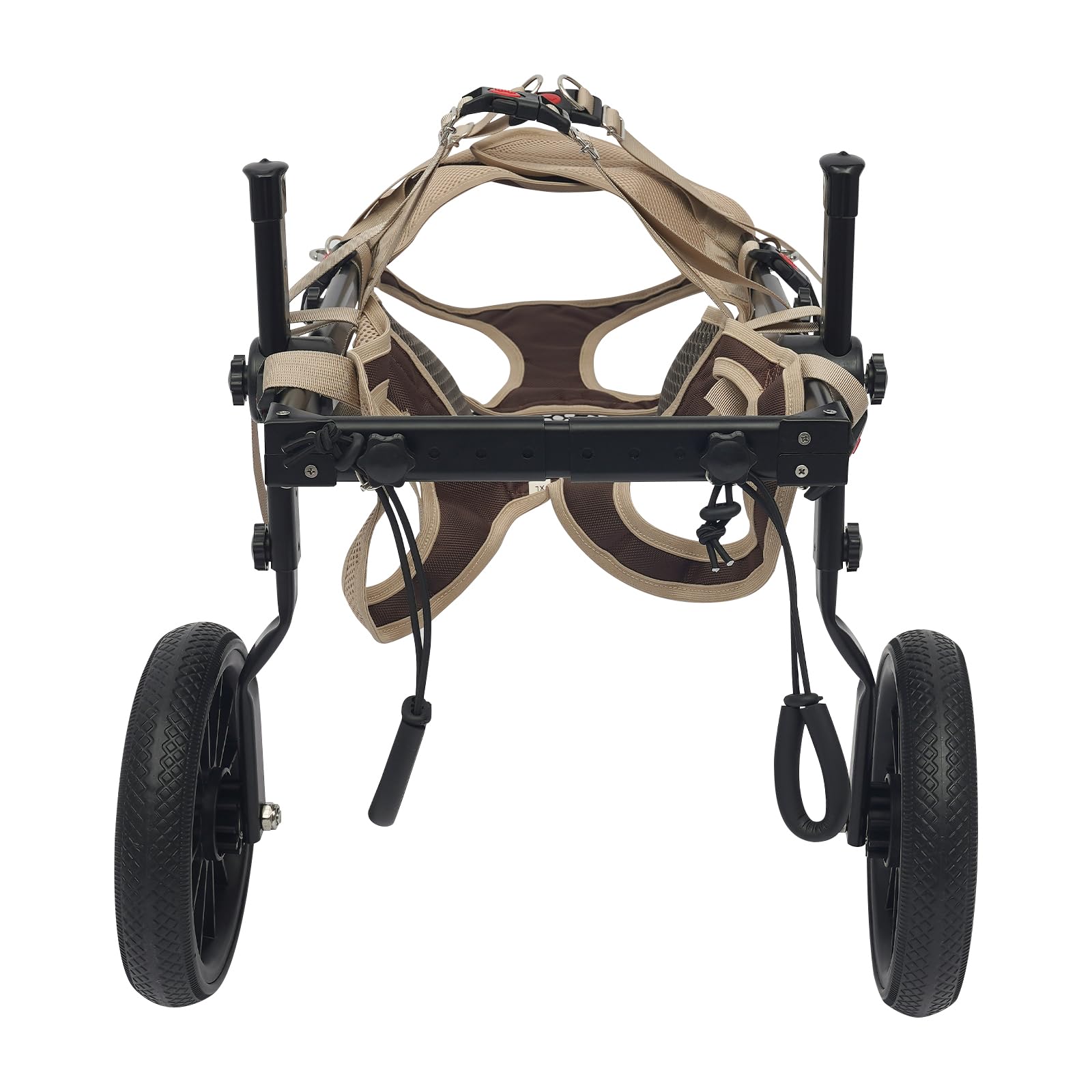 Haustierrollstuhl Rollstuhl Hunde Hunderollstuhl Gehhilfe Verstellbar FüR Haustiere 2-RäDrige RollstüHle Die Hinterbeine Rehabilitation Haustieren 65Kg/143.3Lbs