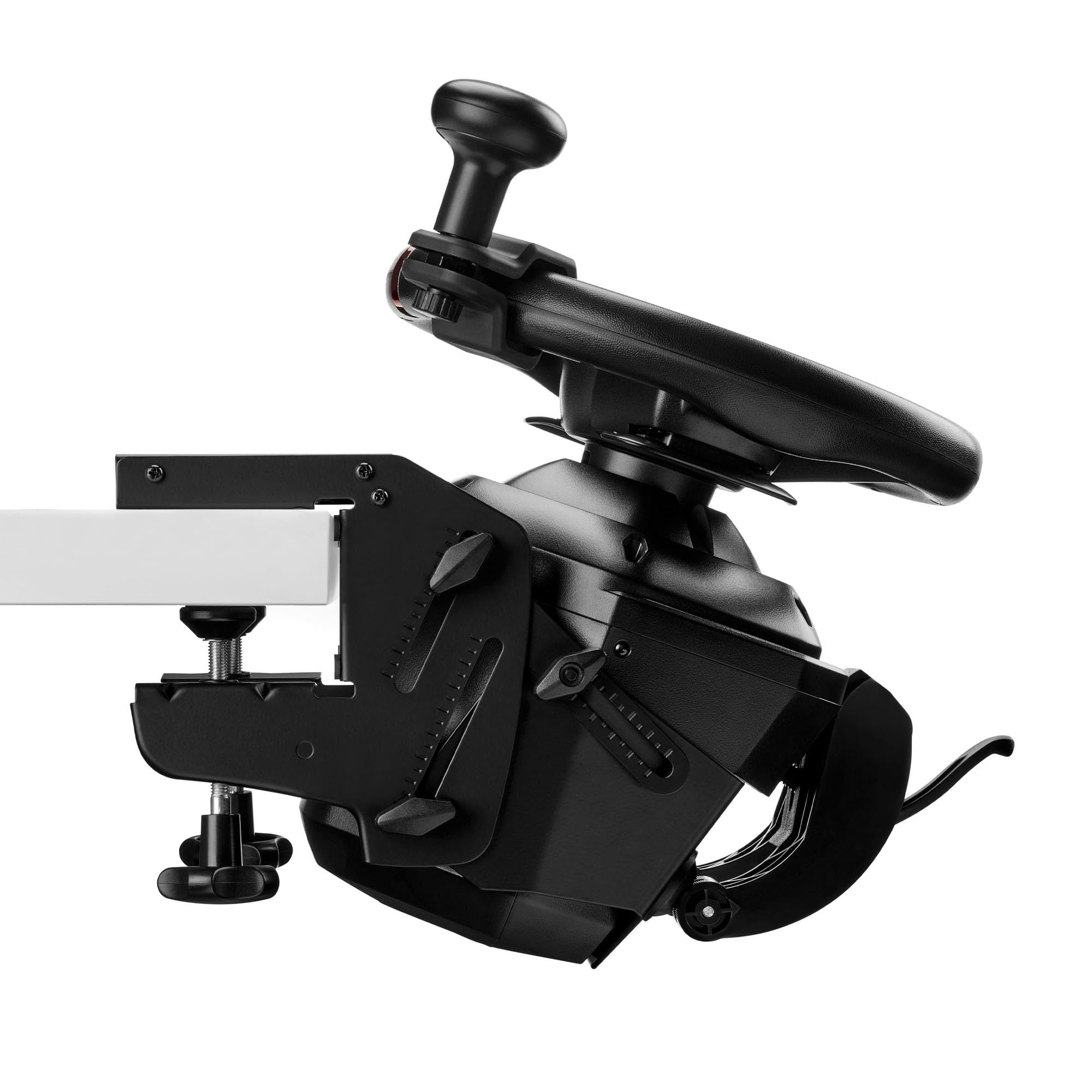 Thrustmaster T128 SimTask Pack - Zestaw Kierownicy Farm/Trucking - PS5 i PC | Kierownica Force Feedback, pedały T2PM, uchwyt Steering Kit w pełni metalowy, regulowana pozycja, obrót 900°