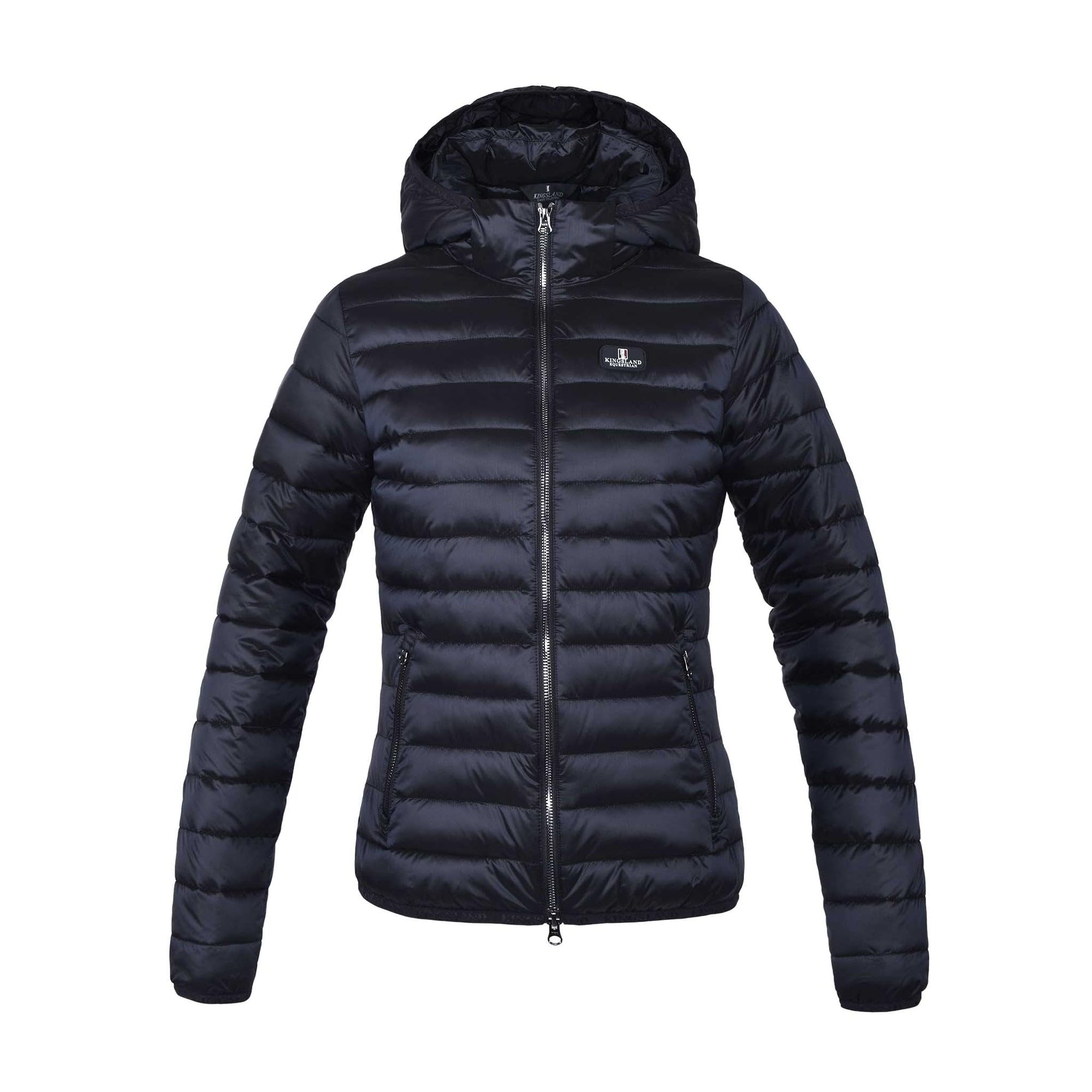Kingsland - Steppjacke für Damen - Kurze, feminine, leichte Isolationsjacke - Atmungsaktiv und wasserabweisend - Navy