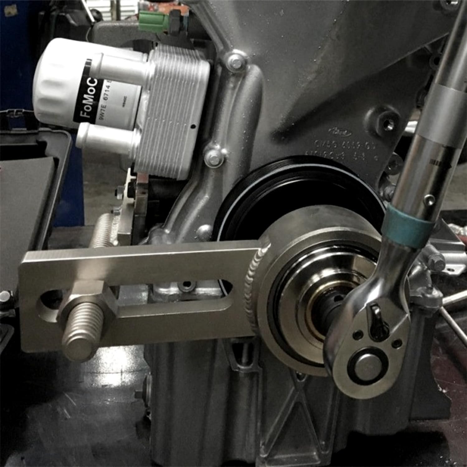 303-1611 - Estrattore puleggia Motore Albero Motore 1:5 con Chiave Centrale da 21 mm e 24 mm per Motori Ford 1.0 & 2.0 ECOBOOST Duratec, Strumento di Regolazione della puleggia.