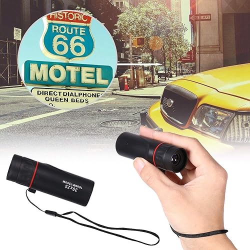 Miniatura 3 de Monoculares telescopio, 30 x 25 impermeable, negro, monoculares ópticos con zoom, para eventos deportivos, conciertos, observación de aves, camping,