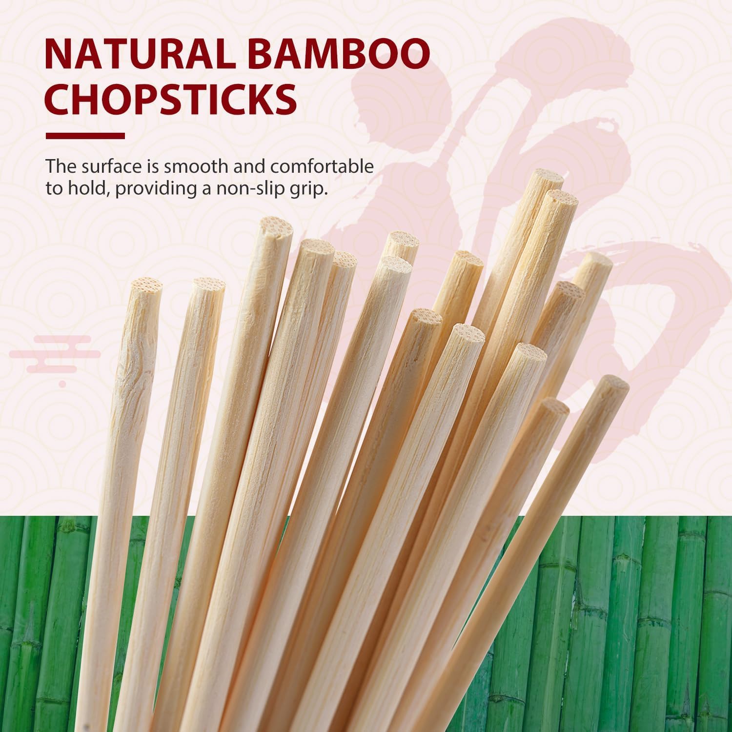 Bulk Disposable Bamboo Chopsticks - 100 Pairs -3 Bulk Disposable Bamboo Chopsticks - 100 Pairs -3