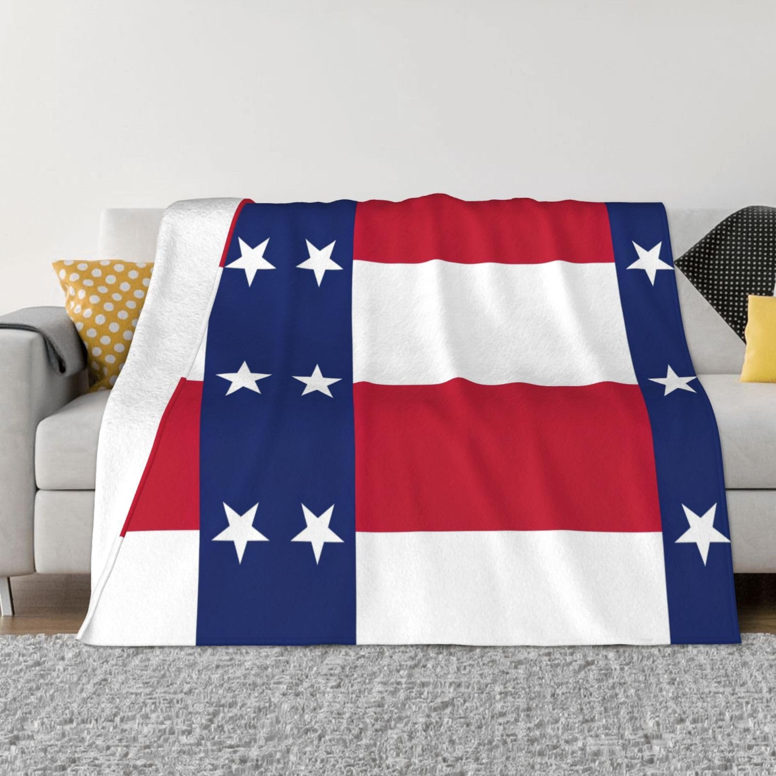 Couverture Texas en micro-polaire ultra douce de qualité supérieure