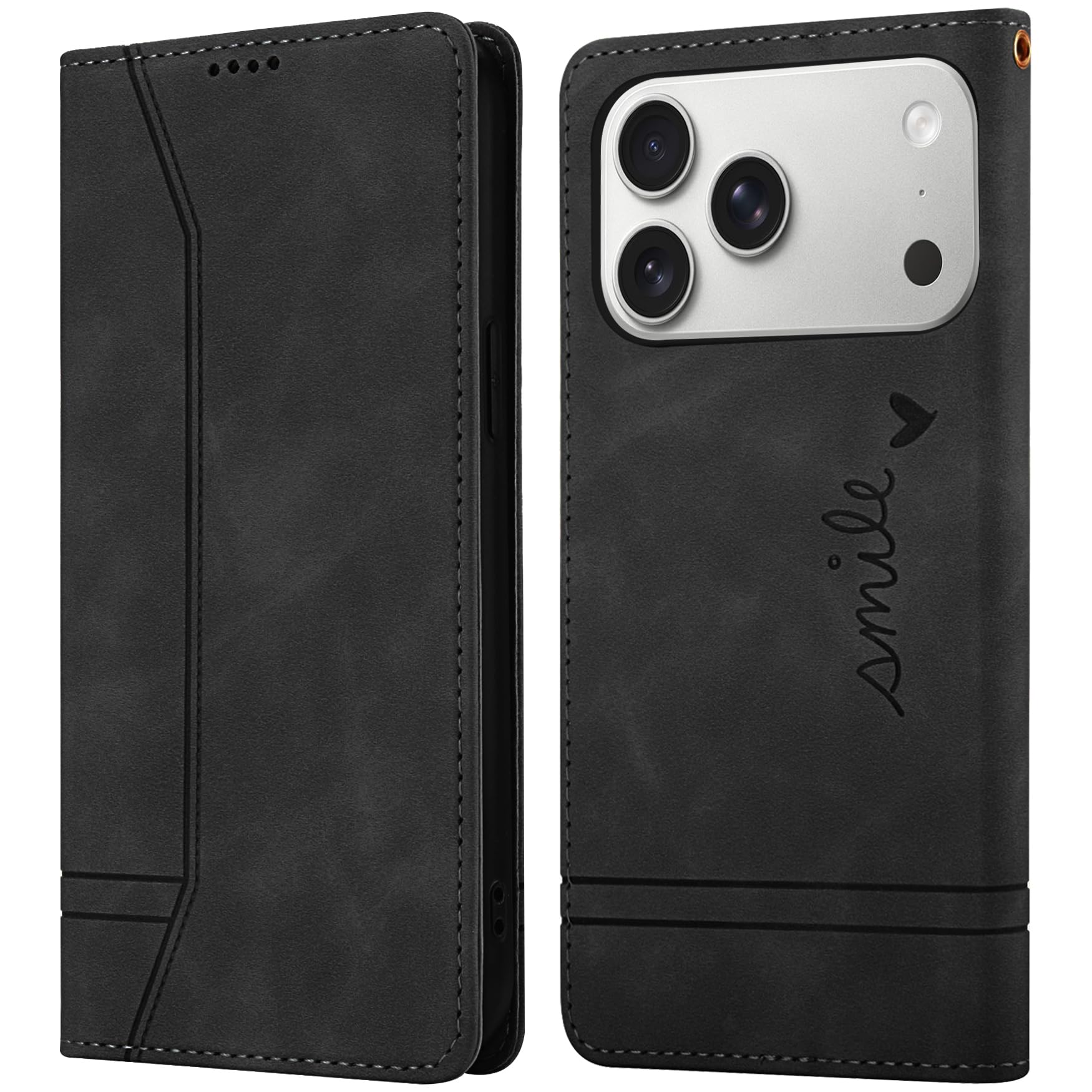 Protection iPhone 17 Pro Max portefeuille magnétique pour éviter les rayures