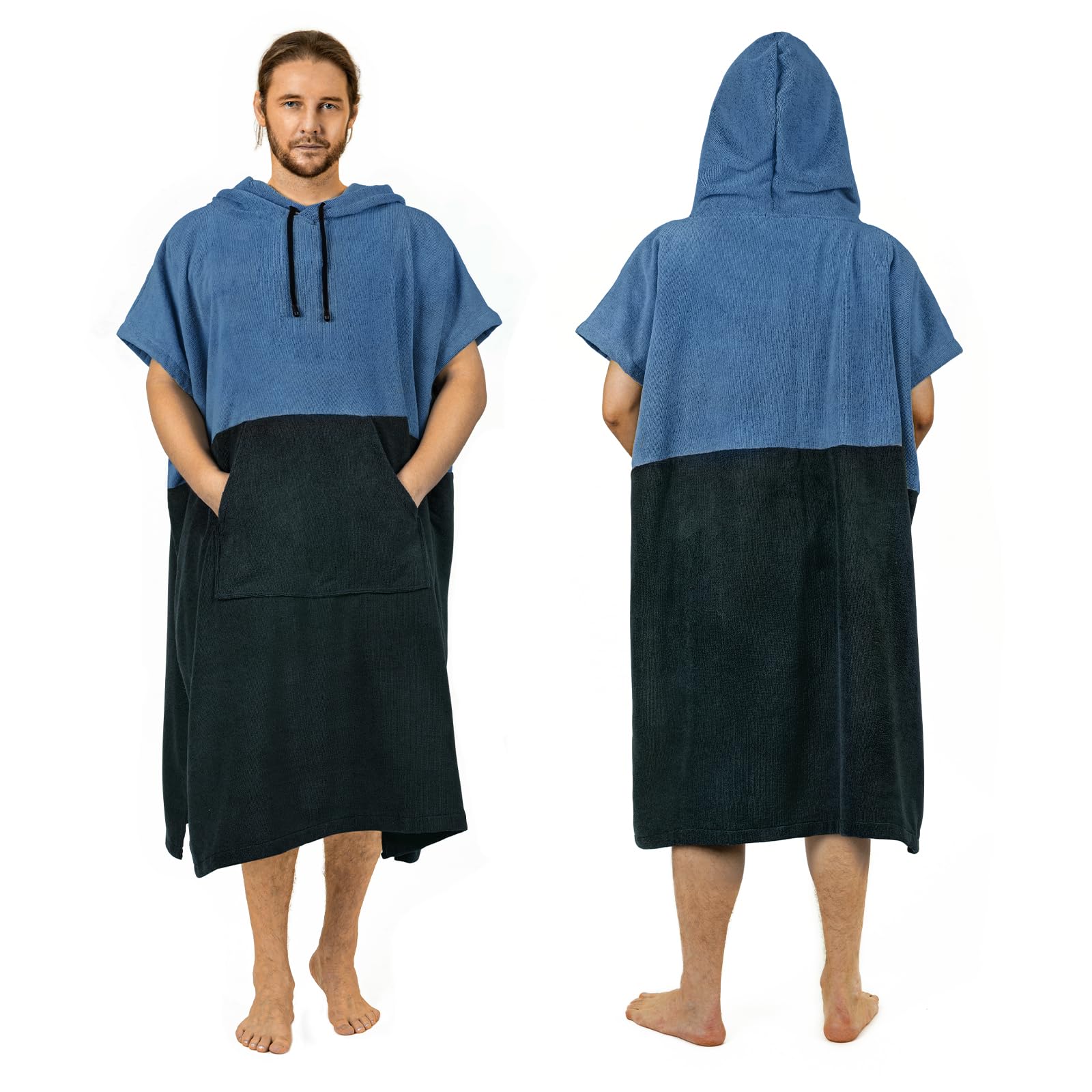 Zingtto Poncho de Surf Trocador de Roupão Extra Grande Toalha