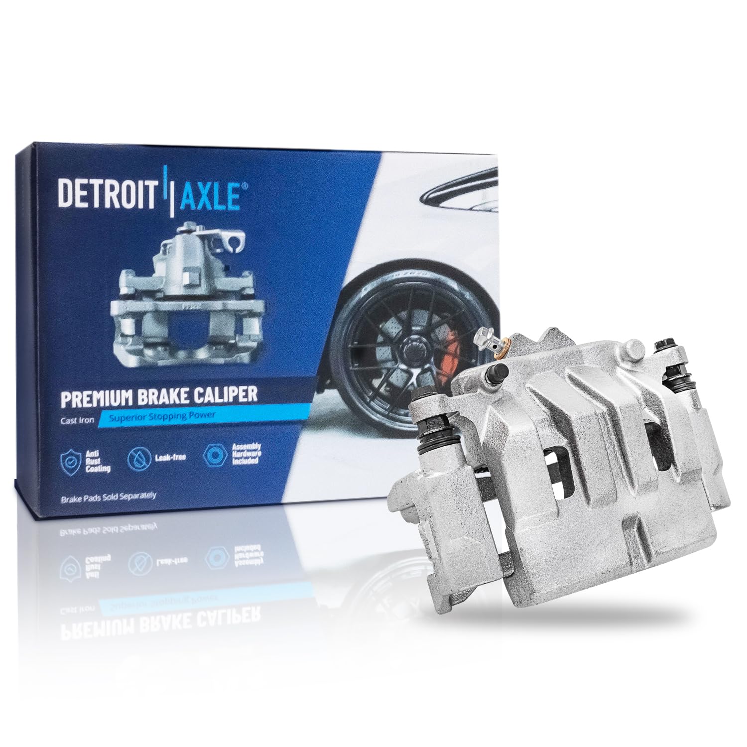 Detroit Axle - Front Right Brake Caliper for 2014-2022 Jeep Cherokee