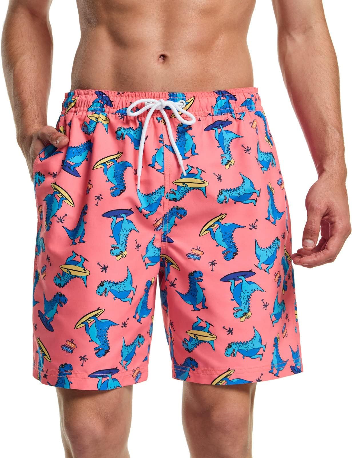 funny dino shorts