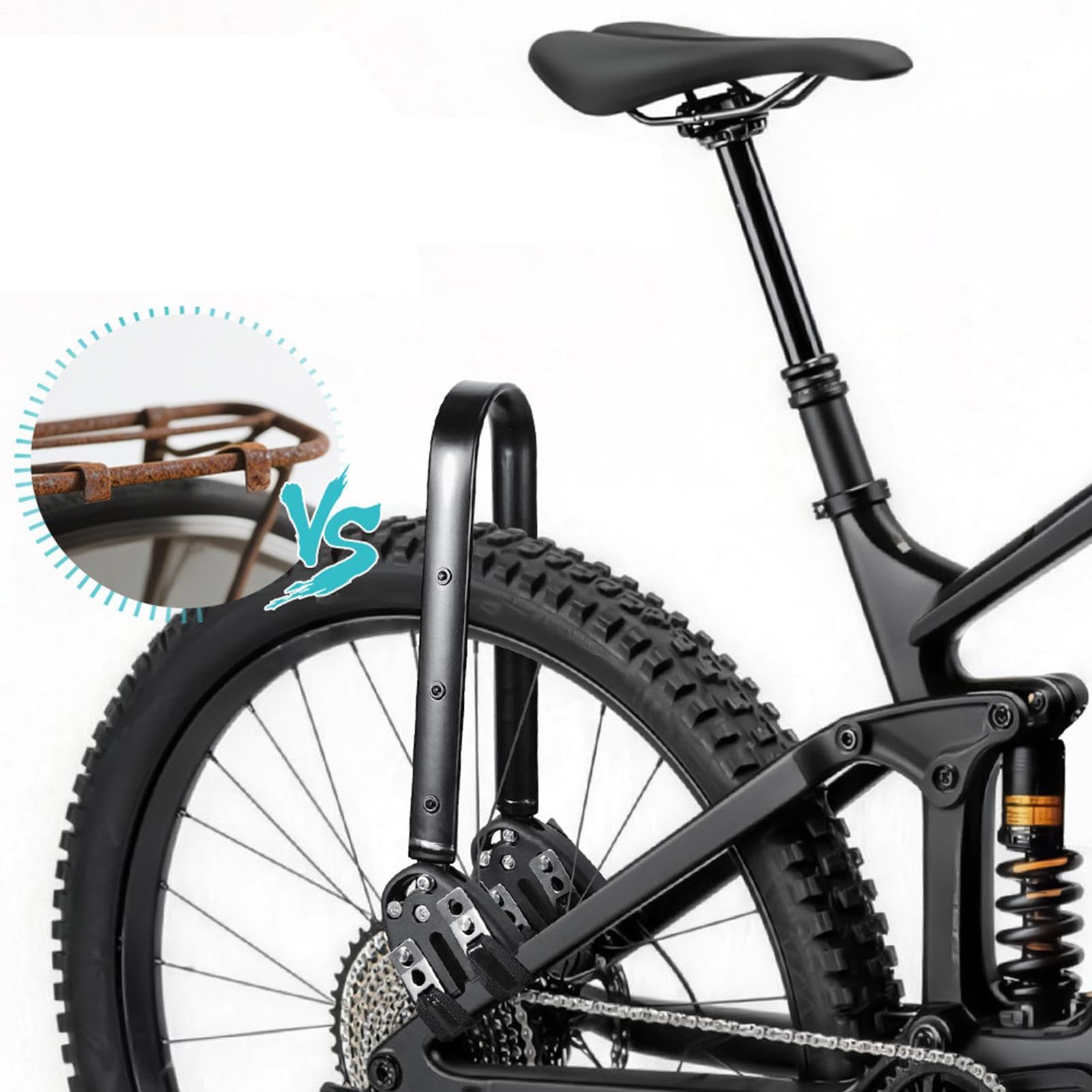 Portapacchi Posteriore per Bici Universale con Portata 30 kg in Lega di | Portapacchi Posteriore per Bicicletta Per Viaggi Mountain Bike, Strada, Pendolarismo, Avventura, Ciclismo, Trasp