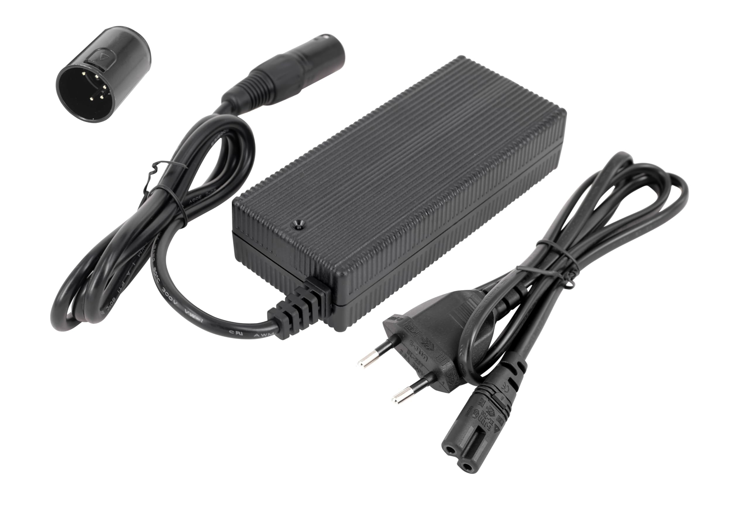 Chargeur Pour Vélo Électrique 36V / 42V 2A - Connecteur XLR 5 Broches | Compatible Ave, EBCO, Raleigh, TranzX, Winora Et Autres