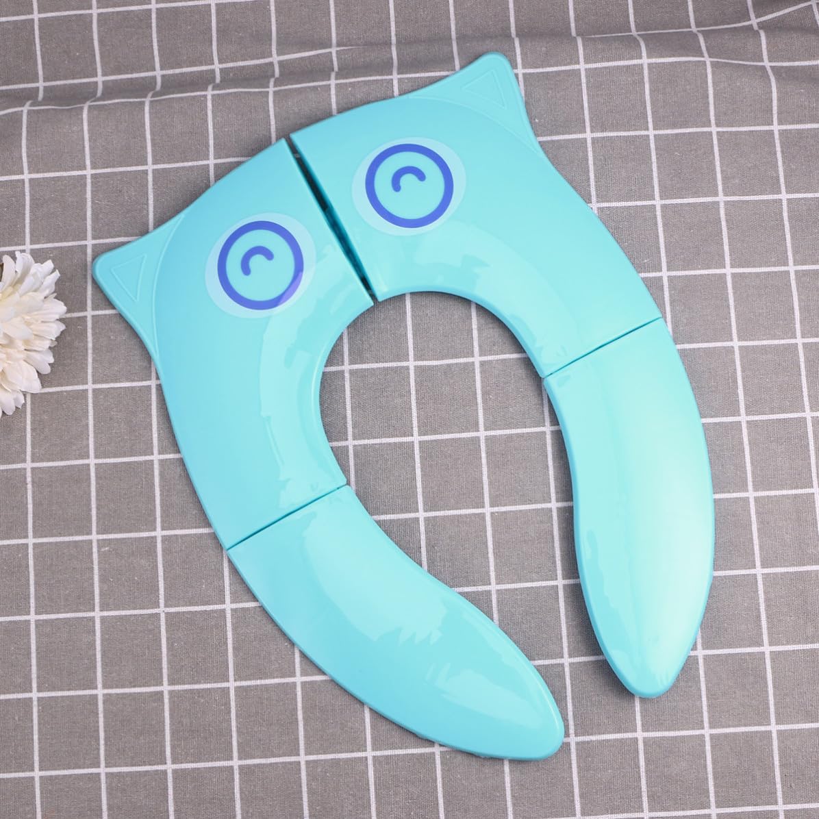 Asiento de Inodoro Plegable para Niños, Azul, Pp, Portátil