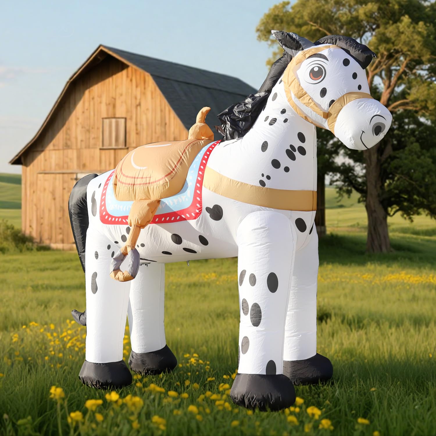 Animal Inflatable Cowboy Horse