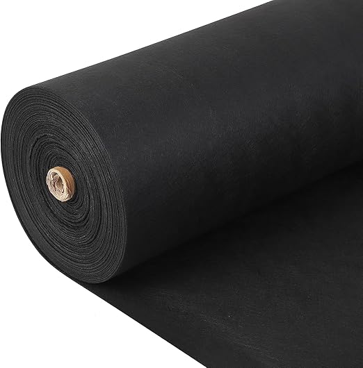 Garvee Geotextile Landscape, 6ft x 50ft & 6oz Geotextile Fabric, PP Drainage 350N Tensile Strength & 440N Load Capacity, for Driveway & Road Stabilizationr, Erosion Control, French Drains