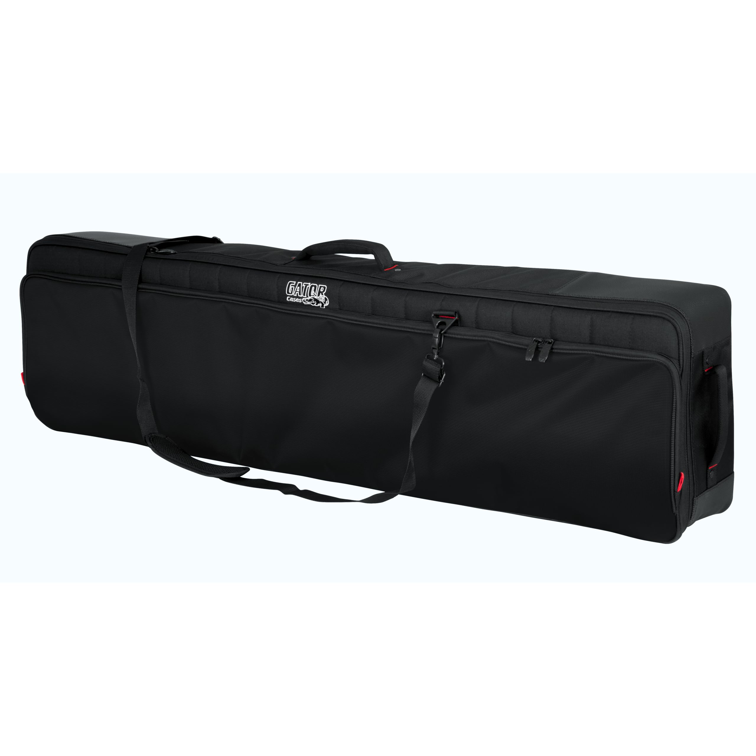 Gator Cases Pro-Go Funda Gig Bag para Teclado Slim de 76 Notas con Correas de Mochila Removibles(G-PG-76SLIM)