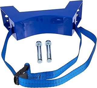 Ciieeo Soporte Para Tanques De Gas Cilíndricos De 40 Litros Soporte De Cilindro De Gas Montado Pared Color Azul Para Cilindros De Hidrógeno y Oxígeno