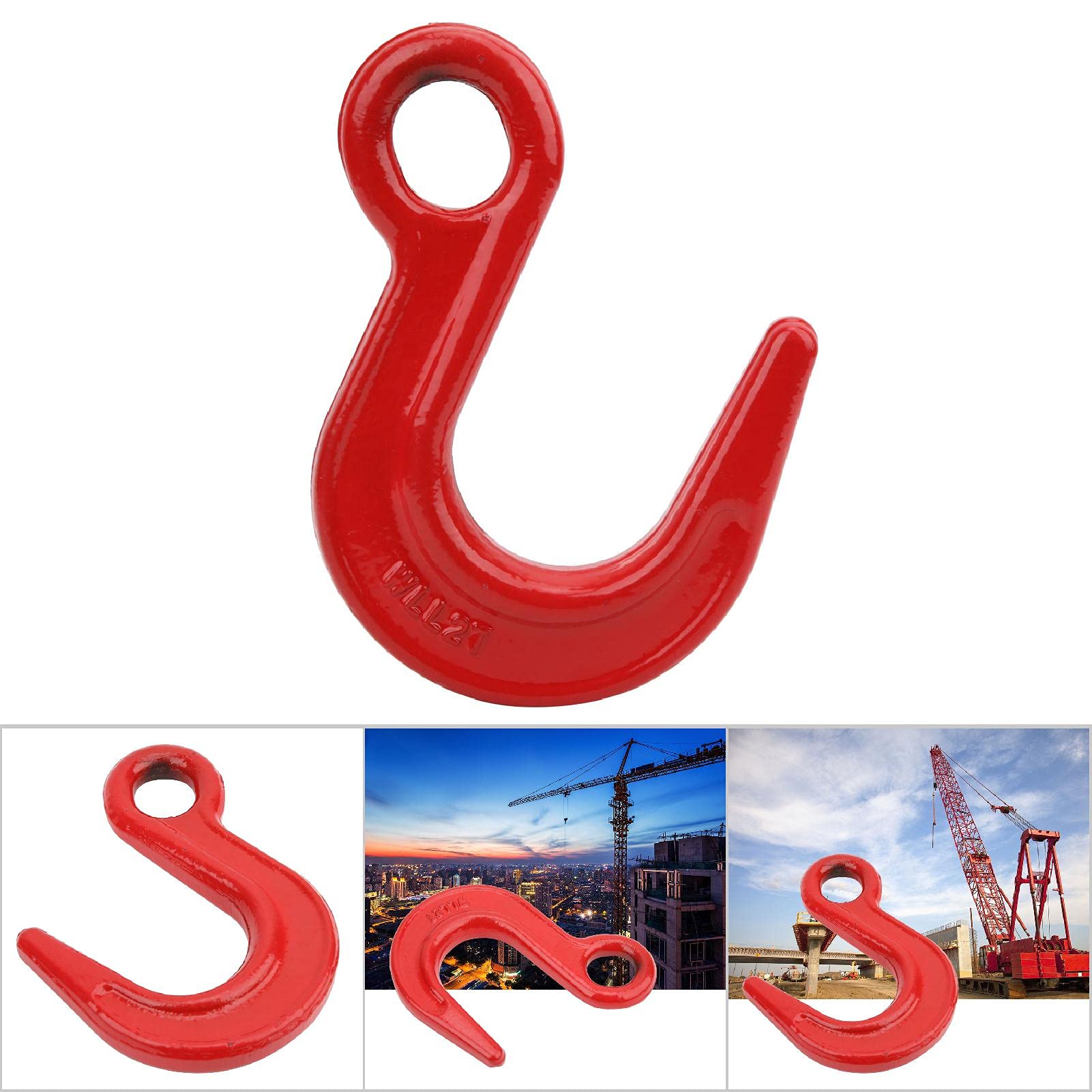 2Ton Lifting Hook Large Opening Alloy Steel Crane Hoist Hook Ship Construction