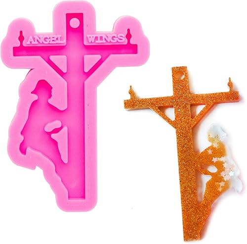 Llavero brillante con forma de liniero en el poste, molde de silicona, molde de cristal de caramelo, collar de joyería epoxi, moldes de silicona