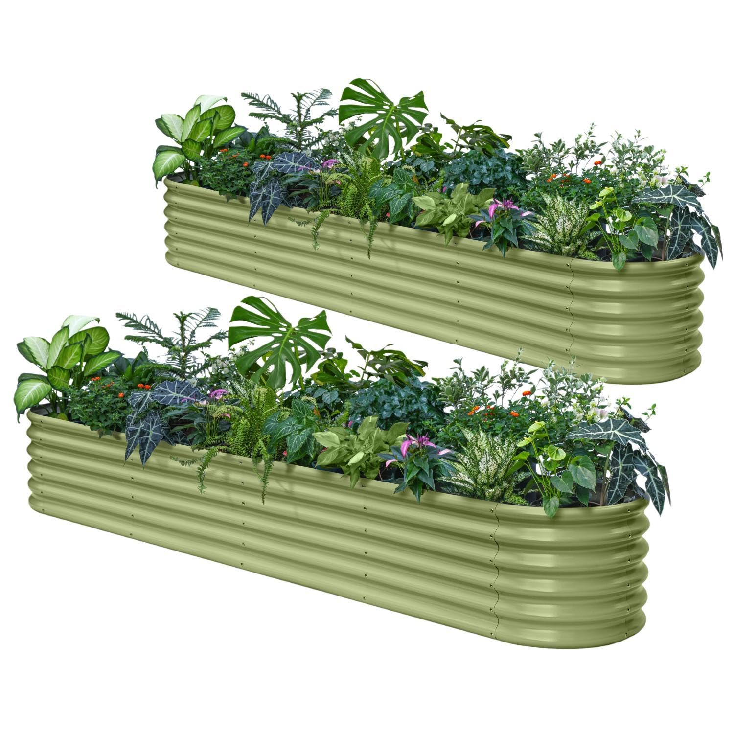 Galvanized Raised Garden Bed - 18" Tall -30