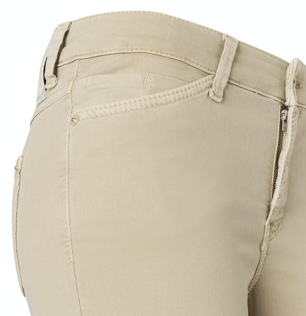Mac - Damen 5-Pocket Jeans, Dream Summer (5492-90-0351L) | Hochelastischer Light-Denim. Straight Fit. Schmales, gerades Bein. Verkürzte Länge. Schlitz-Detail am Saum. Normale Leibhöhe.