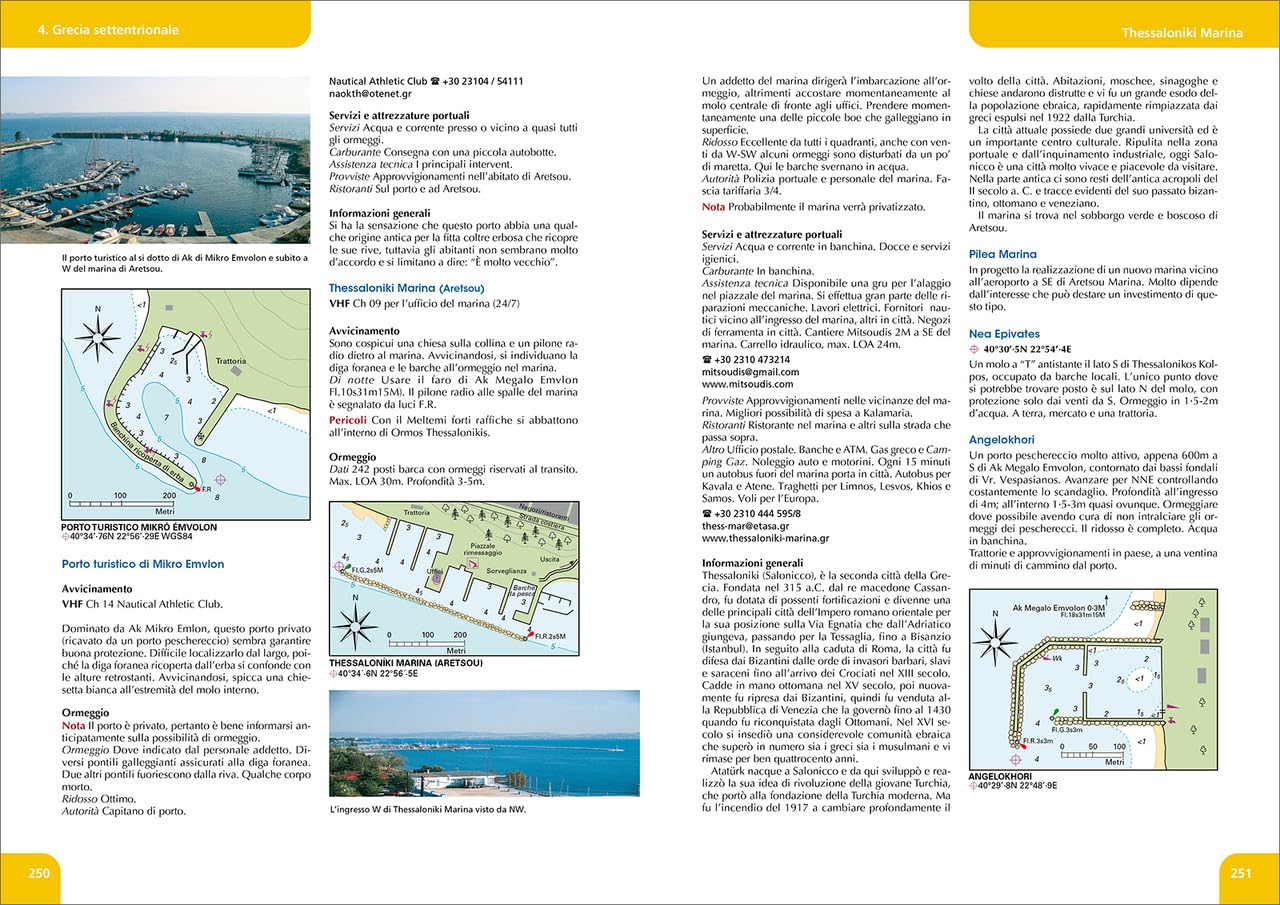 Grecia egea. Saronico e Peloponneso orientale, Cicladi, Eubea e Sporadi settentrionali, Sporadi orientali, Dodecaneso, Creta. Portolano del Mediterraneo