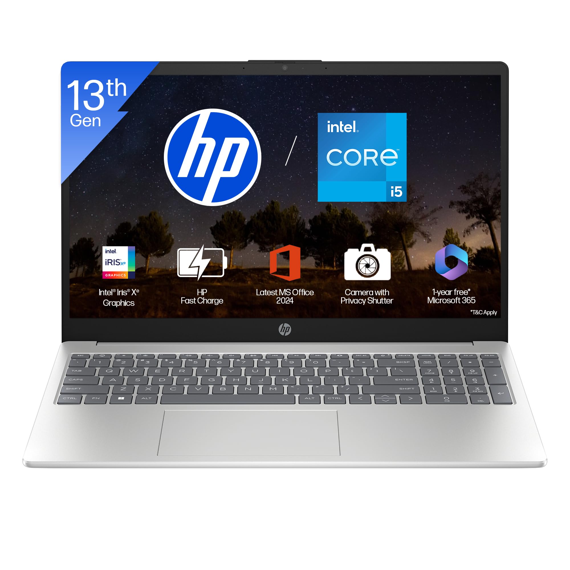 HP 15, 13th Gen Intel Core i5-1334U (16GB DDR4,512GB SSD) FHD