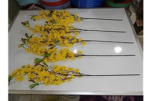 Artificial Yellow Apricot Flowers: Illuminate Your Home with Vibrance