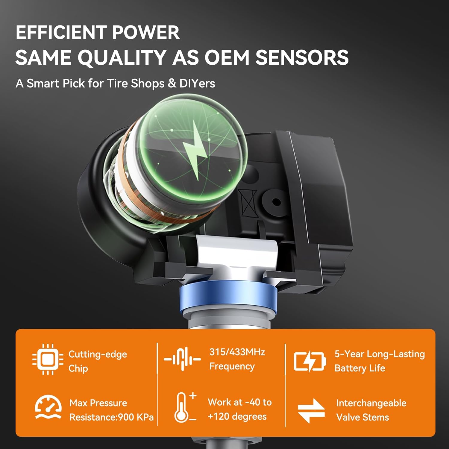 4PCS Pre-Programmed Tire Pressure Monitoring Sensor 433MHz TPMS 40700-3JA0A Fit for Nissan 2013-2018 Altima, 2013-2020 Pathfinder, Frontier Maxima Murano, Fit for Infiniti JX35 Q50 Q60 QX60