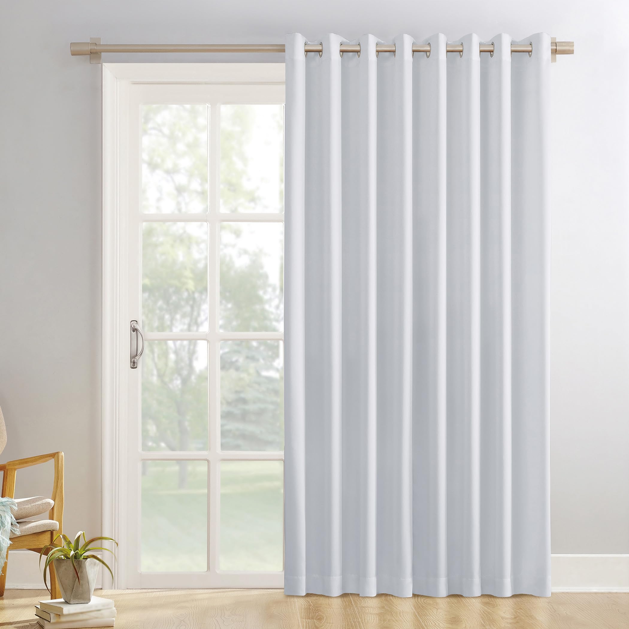 Snapklik.com : Easton Extra-Wide Blackout Grommet Sliding Patio Door